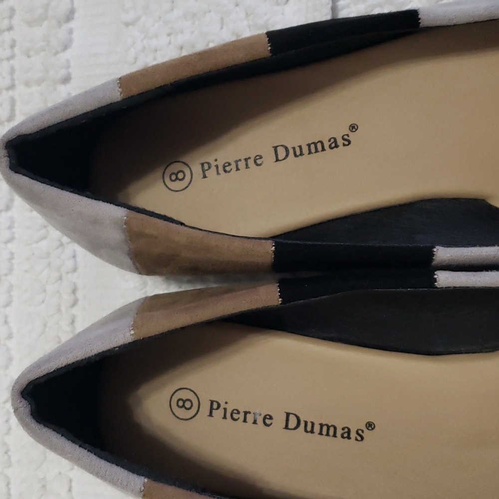 PIERRE DUMAS STRIPED FLAT W/ BUCKLE - Picture 3 of 9